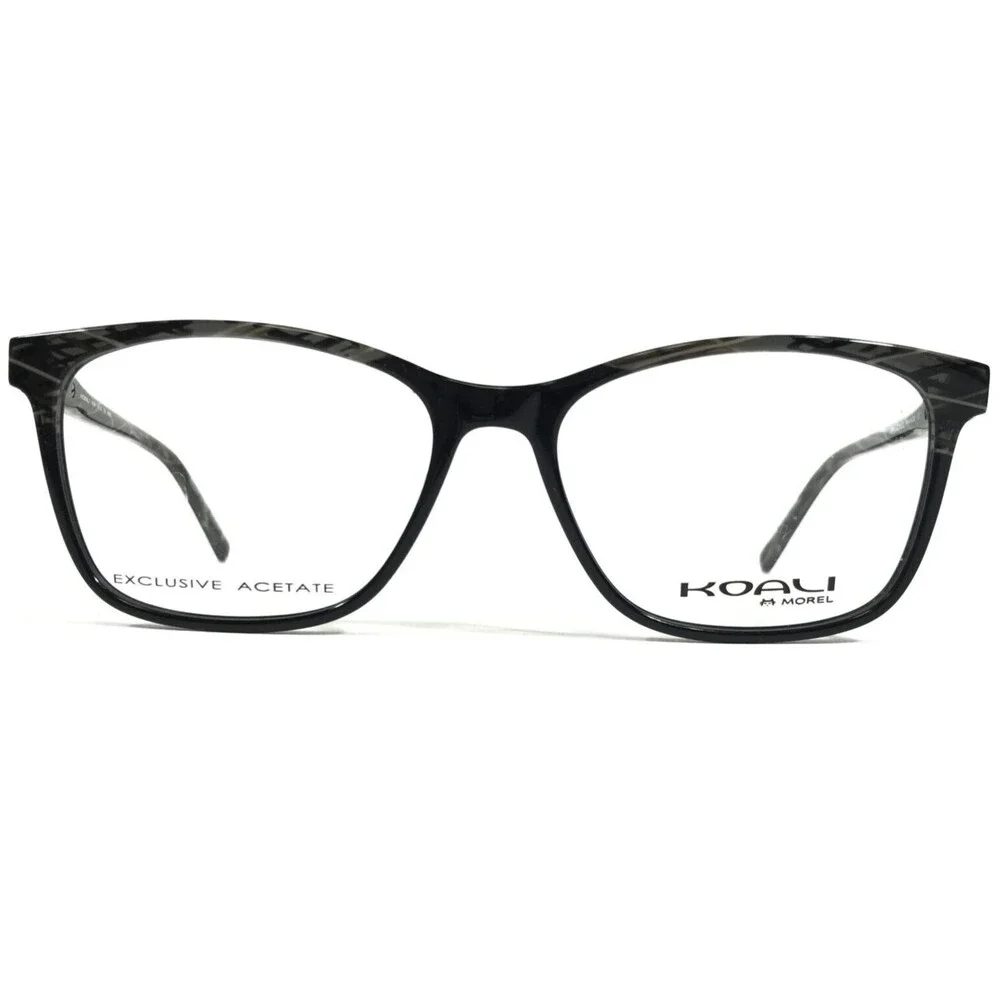Morel Eyeglasses Frames KOALI 8194K NN030 Black Brown Gray Marble 54-16-135